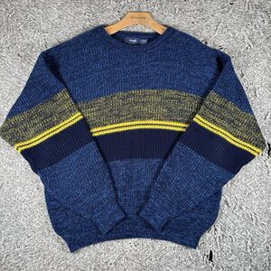 Vintage Wrangler Knit Sweater Men’s XL VTG Long Sleeve 100% Acrylic Golf Winter